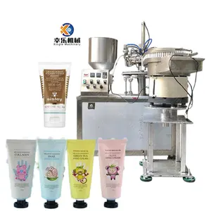 Customized Cosmetic Cream Paste Soft Filler Sealer Honey Gels Small Tube Filling And Sealing Machine