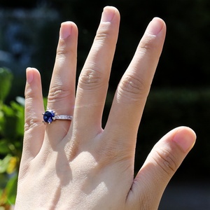 <span class=keywords><strong>Bague</strong></span> <span class=keywords><strong>solitaire</strong></span> 3 couleurs Bijou cz <span class=keywords><strong>Fine</strong></span> Wedding Band Rings for women Bridal Engagement Party Jewelry - Product Image 5