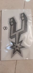 Motif carré personnalisé en strass thermocollants pour vêtements, sacs et chaussures, motif football Spurs - Product Image 6