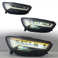Lampu Depan Mobil LED Lampu Siang Hari Lampu Sinyal Belok Otomatis Lampu Kabut Lampu Depan LED Rakitan Lampu Depan LED untuk Lampu Depan A6 C7