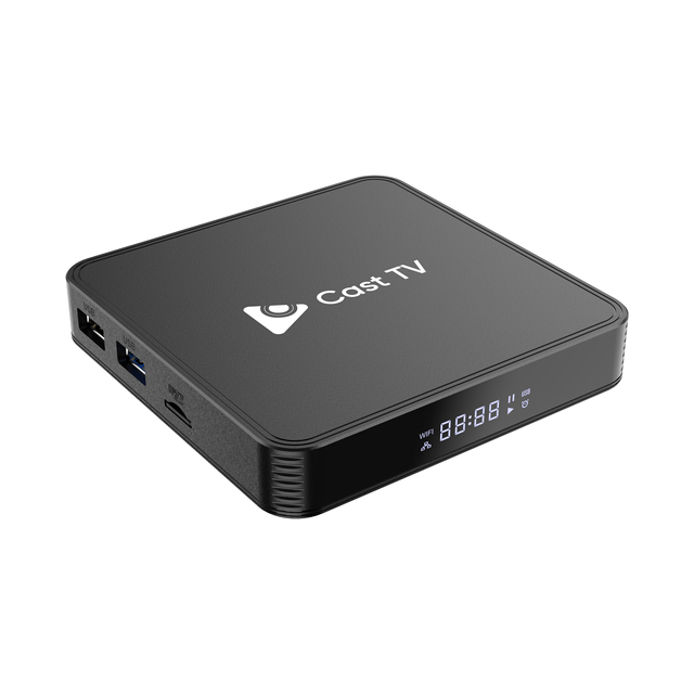 ELEBAO Cast TV Android Box 4K OTT Android 9.0 Amlogic S905X3 G31 MP2 4GB/64GB 2.4/5.8G WiFi BT5.0  Android TV Box