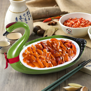 Piatto di Servizio a Forma di Cigno, Creativo Vassoio per Sashimi, Piatto per Esposizione Cibo, per Anatra alla Pechinese e Piatti Freddi, Stoviglie per <span class=keywords><strong>Ristorante</strong></span> - Product Image 2