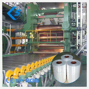 Reducción del consumo de energía Línea de calendario para plástico PVC Banner flexible máquina de fabricación de tarjetas de identificación PC lámina de PVC laminación