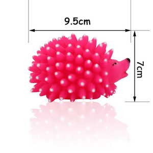 Giocattoli vocali creativi per animali domestici resistenza al morso riccio modellistica giocattoli interattivi molari in gomma giocattolo per cani cigolante all'ingrosso - Product Image 6