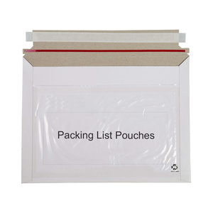 Tùy chỉnh in tự con dấu giấy cứng nhắc các tông phong bì tài liệu bưu phẩm phong bì với vận chuyển nhãn rõ ràng Pouch - Product Image 2