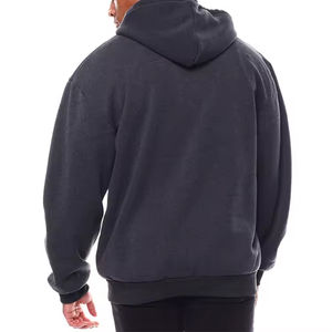 Sudaderas con Cremallera Personalizadas para Hombre, de Fábrica, Alta Calidad, Tallas Grandes, Sudaderas con Capucha y Cremallera, Ropa Urbana, Sudaderas Gruesas para OEM - Product Image 3