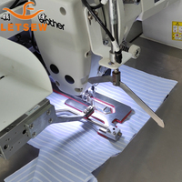 Machine à coudre automatique brevetée LF-PZN02-XC02 pour fentes de manches de chemise – Économisez 3 ouvriers – 26s/2 pièces – Tissus épais/fins/élastiques