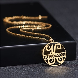 Personalizzato Ghiacciato Fuori Del Pendente Della Lettera Iniziale Alfabeto Collana Nome - Product Image 1