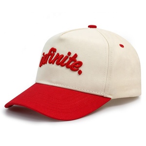 Vente en gros Logo brodé personnalisé Hommes Femmes Tendance <span class=keywords><strong>5</strong></span> Panel Two Snapback Dad Hats Vintage Sports Baseball Cap - Product Image 1