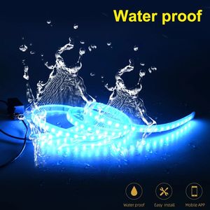 Tira de luces Led para capó de coche, lámpara ambiental decorativa con Control de sonido y APP Symphony, luces diurnas automáticas modificadas de 12V - Product Image 6