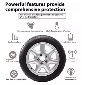 Được xây dựng trong bên ngoài phổ quát không dây năng lượng mặt trời <span class=keywords><strong>TPMS</strong></span> Hệ thống điều kiện mới Xe áp suất lốp màn hình nhanh chóng cài đặt <span class=keywords><strong>TPMS</strong></span> - Product Image 4