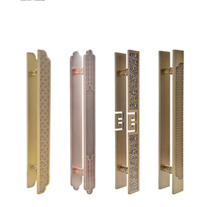 Manijas <span class=keywords><strong>de</strong></span> Puerta Modernas <span class=keywords><strong>de</strong></span> Aleación <span class=keywords><strong>de</strong></span> Zinc, Duraderas, con Control Táctil Ambidiestro, para Hoteles, Centros Comerciales, KTV, Placas <span class=keywords><strong>de</strong></span> Entrada Simétricas - Product Image 3