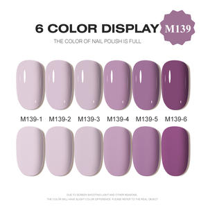 AILANUO OEM Logo personnalisé professionnel vernis à ongles gel SET BOX couleur Salon 6 couleurs UV gel vernis à ongles marque privée échantillon gratuit - Product Image 2