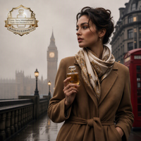 Eau de Parfum London Fog 20% Earl Grey Tea Milk Fragrance Unisexe Flacon en Verre Cristal Marque Privée Vente en Gros