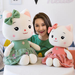 Songshan juguetes personalizados creativos bonitos peluches arco suave gatos muñecas Día de San Valentín kwaii peluche <span class=keywords><strong>gato</strong></span> juguete niños regalos - Product Image 6