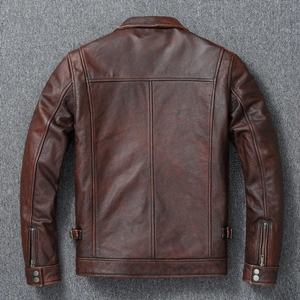 Veste de moto slim pour homme personnalisée, hiver, fermeture éclair brodée sur le devant, décontractée, imperméable, coupe-vent |   Fabricant de vestes - Product Image 4