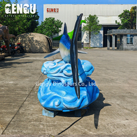Modèle de poisson animatronique d'intérieur personnalisable Lstiophorus Platypterus pour simulation de décoration d'aquarium créatures marines