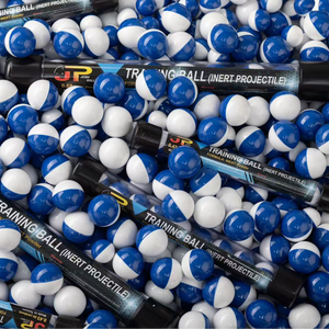 Calibre 0.68 .50-Billes d'entraînement composites à usage flexible Poudre d'autodéfense Paintball Rounds d'impact professionnel (10 unités/tube) - Product Image 6