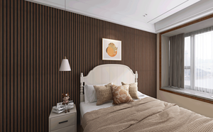 Akuslat Fabricant professionnel Fournisseur Lamelle de bois Peler et <span class=keywords><strong>coller</strong></span> Panneau <span class=keywords><strong>mural</strong></span> 3d auto-adhésif écologique - Product Image 5