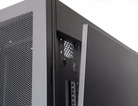 Rak Server Mini 19 Inch, Rak Komputer, Rak Server, Kabinet Server, Pintu Ventilasi 42u, Pintu Jaring Hitam