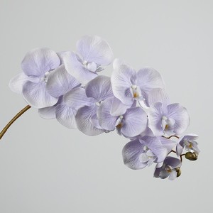 Venta directa de fábrica 41 pulgadas (aproximadamente 105cm) tallos de orquídeas de seda 9 cabezas orquídeas de seda <span class=keywords><strong>blanca</strong></span> para bodas eventos en casa - Product Image 2