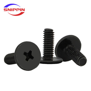 Noir 304 Acier Inoxydable Ordinateur Portable Croix Phillips Ultra Mince Plat Tête Boulon Vis CM M1.6 M2 M2.5 M3 M4 M5 M6 - Product Image 2