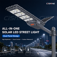 Lampe solaire tout-en-un Cishine Factory Wholesale IP65 300w avec caméra de surveillance CCTV, 4G/Wifi sans fil, étanche