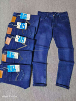 Promotion de liquidation d'usine en gros : Jeans slim fit déchirés et élastiques pour hommes avec plusieurs poches, pantalons délavés, style streetwear