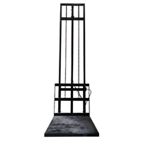 Certifié CE, 10 tonnes, 10 m, double rail, 200 #   Monte-charge hydraulique à commande logique PLC de marque HAOKUN pour le transport de marchandises
