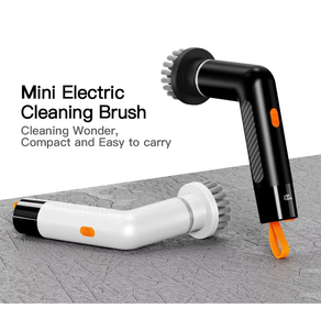 Cepillo de Limpieza Eléctrico USB 5 en 1, Cepillo Giratorio Recargable Inalámbrico con 4 Cabezales para Cocina y Baño - Product Image 5
