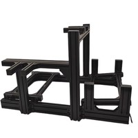 Support de Volant et Pédales Réglable sur Mesure OEM Style Simple 4080 3060 pour Simulateur de Course - Châssis de Sim Racing