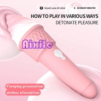 Weiblicher Masturbationsvibrator Klitoris-Stimulationsmassagegerät Sexspielzeug Dildo 12 Vibrationen Brustwarzen-Stimulation für Frauen oder Männer