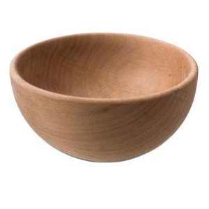 Tazón de Servir Moderno, Ecológico y Biodegradable de Madera de Acacia y Metal, Tazones Redondos para Ensaladas, Frutas, Aperitivos, Hecho a Mano para Uso en el Hogar y Fiestas - Product Image 3