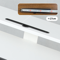 Bureau pliable et mobile ADA, inclinable de 0 à 90 degrés, double couche, réglage de la hauteur par ressort à gaz, quatre roues verrouillables, portable, en MDF