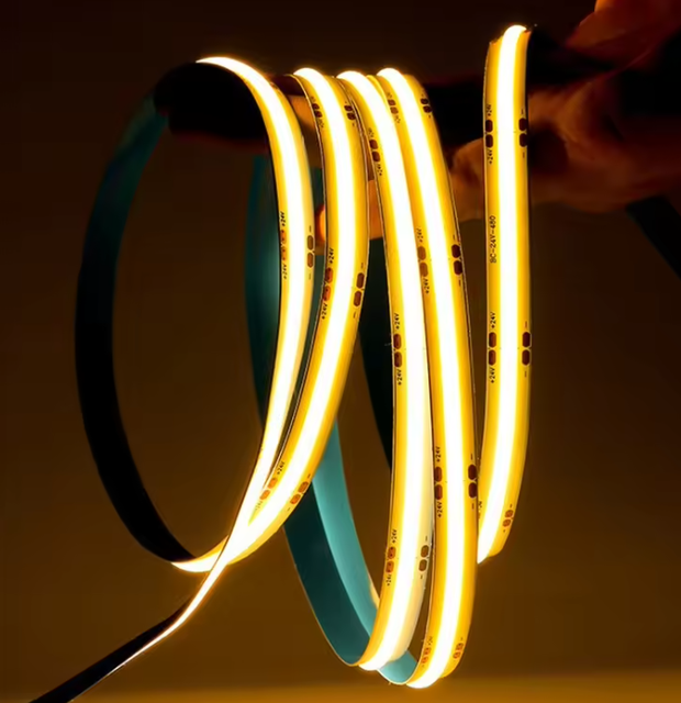 Special Free Cutting COB 110lm/W 5mm 8mm 10mm High Quality CRI90 2700K 3000K 4000K 6500K 24V Mini Cuttable COB LED Strip No MOQ