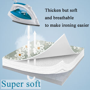 <span class=keywords><strong>Housse</strong></span> de <span class=keywords><strong>table</strong></span> <span class=keywords><strong>à</strong></span> <span class=keywords><strong>repasser</strong></span> 100 % coton, nouveau design, feutre épais anti-brûlure, pliable, minimaliste, taille 145*50cm, prix de gros - Product Image 6