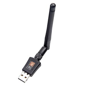 LC 600Mbps Dual Band USB WiFi อะแดปเตอร์2.4/5.8GHz การ์ดเครือข่ายแลนไร้สายพร้อมเสาอากาศสำหรับคอมพิวเตอร์ในสต็อก - Product Image 1