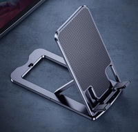Support de téléphone portable de bureau en métal pliable Support universel pour Smartphone Support de téléphone portable de bureau de tablette Support de support portable