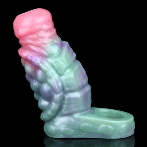 Fantasy Knot dildo tay áo cho nam giới Sói dương vật Knot với sự chậm trễ xuất tinh Tính năng dương vật Nhẫn Sản phẩm thể loại - Product Image 3