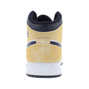 <span class=keywords><strong>Nike</strong></span> Air Jordan 1 Mid Se Gs Chaussures pour garçons Magic Ember Sundial White Basketball - Product Image 3