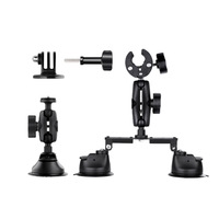 Nuevo kit de soporte con ventosa para coche con adaptador de bola invisible para palo selfie para accesorios de cámara de acción Insta360 X4 X3