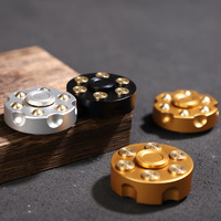 Soulagement du Stress Spinning Fidget Spinner Métal Revolver Or Fidget Jouets Rotatif Décompression Doigt Spinning roulette Jouet
