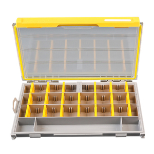 Boîte de <span class=keywords><strong>rangement</strong></span> multifonction Palmer en plastique rigide, étanche, pour accessoires de pêche, avec fente amovible - Product Image 5