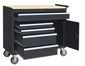 Coffre à outils à roulettes économique pour atelier, armoire à outils verrouillable avec support OEM et 12 tiroirs - Product Image 5