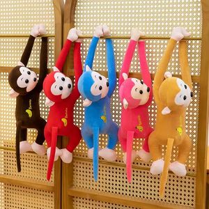 Ornamenti a Forma di <span class=keywords><strong>Scimmia</strong></span> con <span class=keywords><strong>Braccia</strong></span> <span class=keywords><strong>Lunghe</strong></span>, Giocattolo in Peluche Super Morbido Stile Anime Cartoon, Imbottito in Cotone PP, 8 Pollici, Lavabile, Colore Personalizzabile - Product Image 2