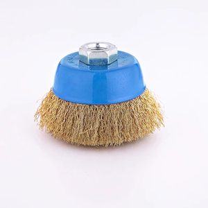 חוט שוחקים גלגל מברשת & גביע מברשת סט חוט עגול ניקוי חוט פלדה שטוח - Product Image 4