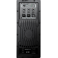 Speaker Aktif Leon Audio 15-Inch Plastik DSP dengan Diafragma Titanium Alloy 500W+50W RMS Surround Sound Portabel Outdoor