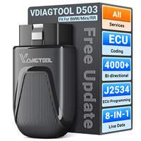 Herramienta de Diagnóstico VDIAGTOOL D503 VCI J2534 en Stock en EE. UU. y la UE, Herramienta de Programación, Escáner OBD2 para Automóviles, Compatible con Rolls Royce y BMW