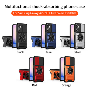 Étui de protection pour téléphone portable <span class=keywords><strong>Samsung</strong></span> <span class=keywords><strong>Galaxy</strong></span> A25 <span class=keywords><strong>5g</strong></span>, coque arrière en TPU+PC résistant aux chocs, protection magnétique de l'objectif de l'appareil photo - Product Image 6