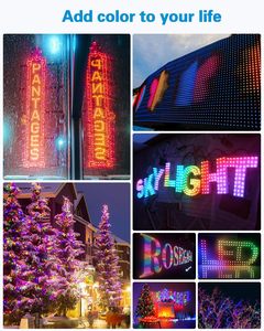 Guirlande lumineuse LED à pixels 12 mm, couleur intégrale, IP67, vente directe d'usine en Chine - Product Image 3